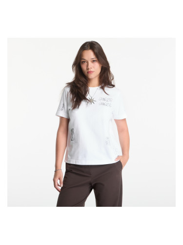 Тениска Samsøe Samsøe Sacamino Ss T-Shirt White Scribbles XS