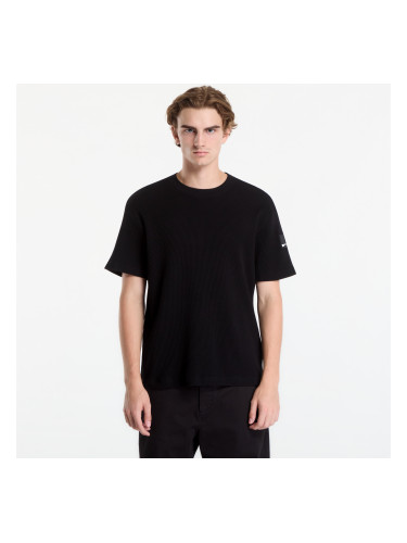 Тениска Karl Lagerfeld Jeans Reg Ss Waffle Tee Black L