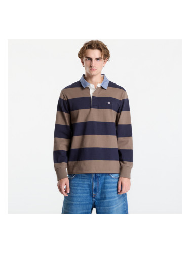 Тениска Gant Reg Chambray Stripe Heavy Rugger Clay S