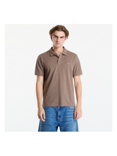 Тениска Gant Reg Shield Ss Pique Polo Dark Hazelnut Melange M