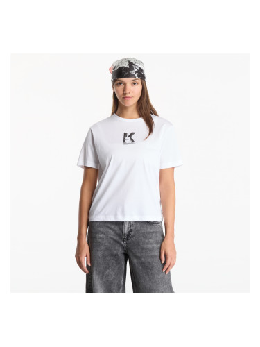 Тениска Karl Lagerfeld Jeans Reg K Logo Tee White S