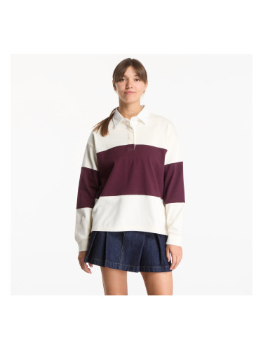 Тениска Gant Color Blocked Heavy Rugger Darkened Wine XS
