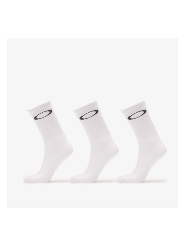 Oakley Ellipse Crew Sock White L