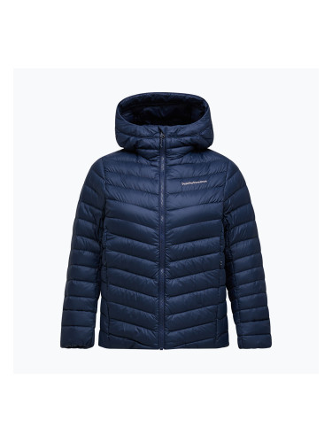 Дамско пухено яке Peak Performance Frost Down Hood Jacket blue shadow