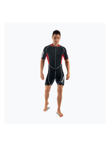 Мъжки неопреннов костюм за плуване SEAC Shorty Ciao 2,5 mm black/red