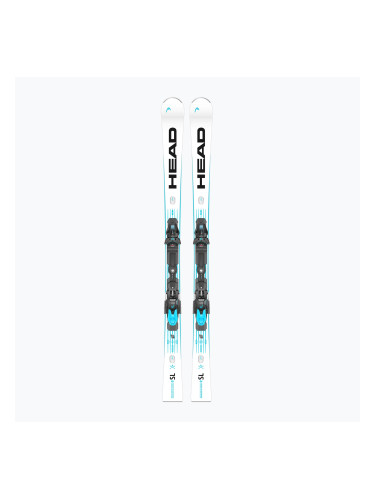 Пистови ски HEAD WC Rebels e-SL RP EVO 14 + автомати Freeflex 14 GW white/blue