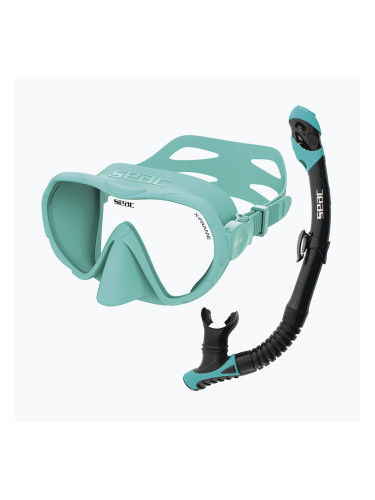 Комплект за шнорхелинг SEAC X-Frame Combo tiffany