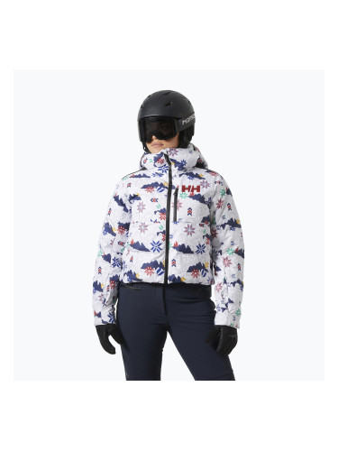 Дамско скиорско яке Helly Hansen Kvitfjell Race Short Puffy white crescendo