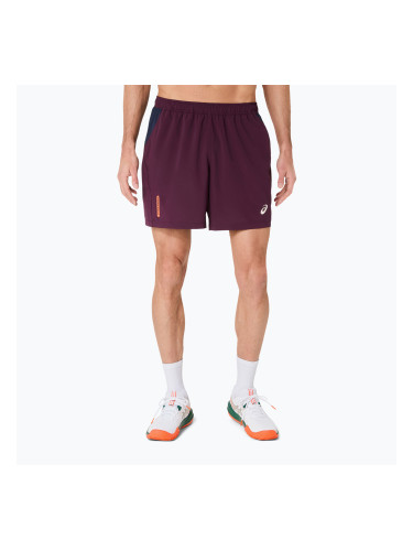 Мъжки тенис шорти ASICS Padel Court 7IN dark aubergine