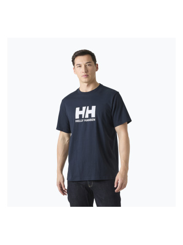 Мъжка тениска Helly Hansen Logo 3.0 SS navy