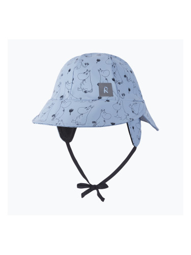 Детска  шапка с периферия за дъжд Reima Moomin airy blue