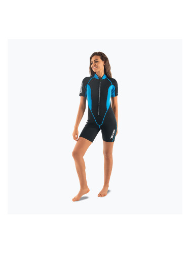 Дамски неопренов костюм за плуване  SEAC Shorty Ciao 2,5 mm black/blue