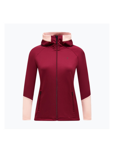 Дамски суитшърт Peak Performance Rider Essentials Zip Hood Vertical Zenith/Peach Fuzz