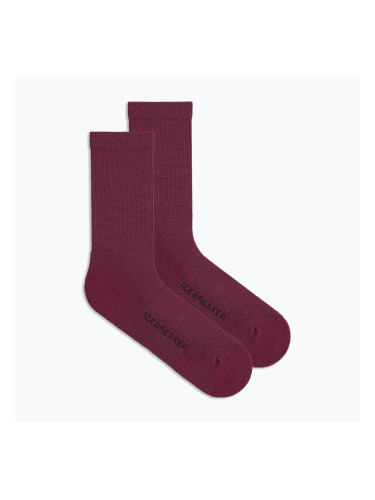 Дамски чорапи Icebreaker Merino Lifestyle Light Crew dark berry