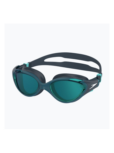Дамски очила за плуване Speedo Biofuse 2.0 Mirror dark teal / cobalt / emerald mirror