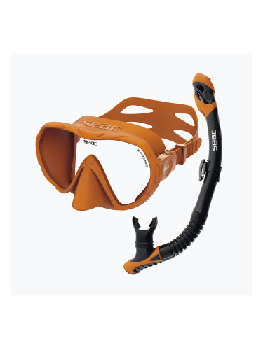 Комплект за шнорхелинг SEAC X-Frame Combo orange