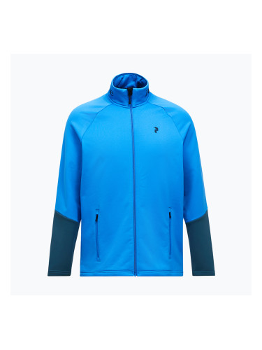 Мъжки суитшърт Peak Performance Rider Essentials Zip Jacket Azure Ascent/Mountain Lake