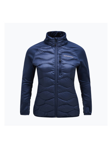 Дамско пухено яке Peak Performance Helium Hybrid Down Jacket blue shadow