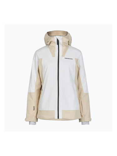 Дамско скиорско яке Perak Performance Rider Tech Insulated sand fog/off white