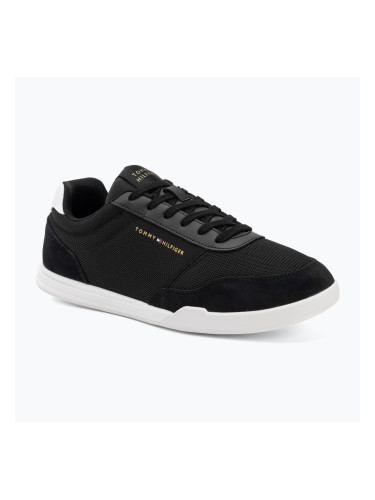 Мъжки обувки Tommy Hilfiger Low Pro Cupsole Nylon Suede Mix black