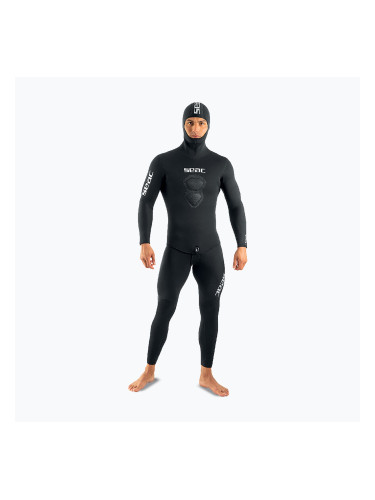 Мъжки неопренов костюм за гмуркане SEAC Royal 7 mm Long John+Jacket black
