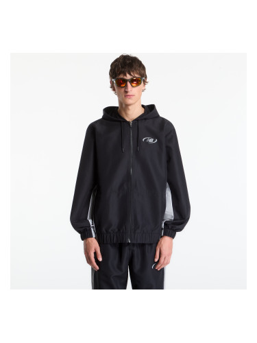 Яке New Balance Trackside Woven Jacket Black/ Slate Grey M
