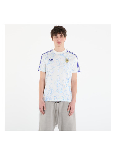 Тениска adidas Performance Argentina Originals All Over Print T-Shirt Off White XL
