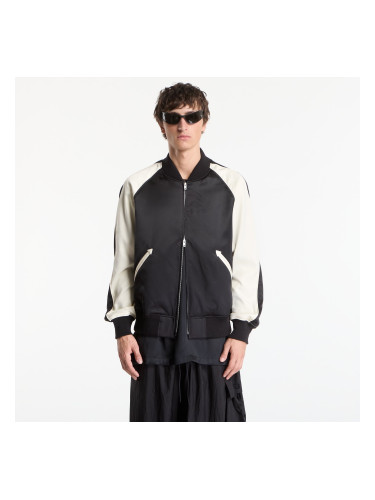 Яке Y-3 Liquid Logo Satin Souvenir Jacket UNISEX Black/ Cream White XL