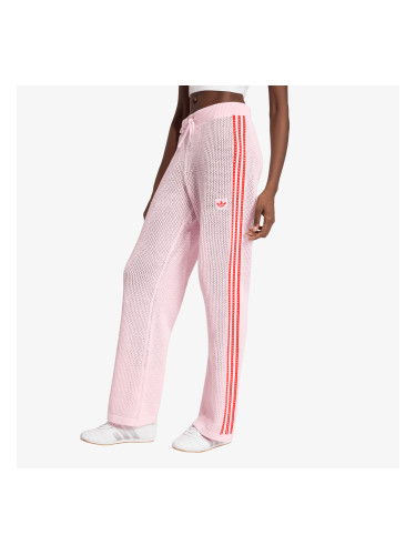 Потници adidas Crochet Track Pants Clear Pink/ Red L