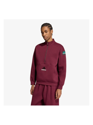 Суитшърт adidas Equipment Spacer Half-zip Maroon S