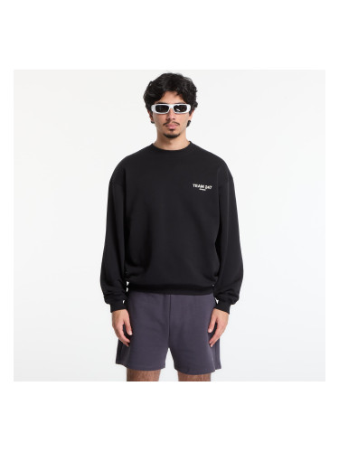 Суитшърт REPRESENT 247 Team Oversized Crew UNISEX Jet Black S