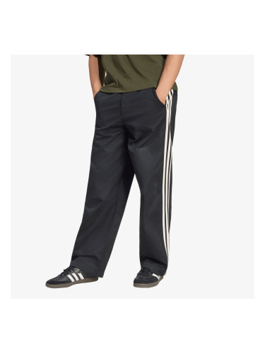 Панталони adidas 3 Stripes Pleated Trousers Black 33