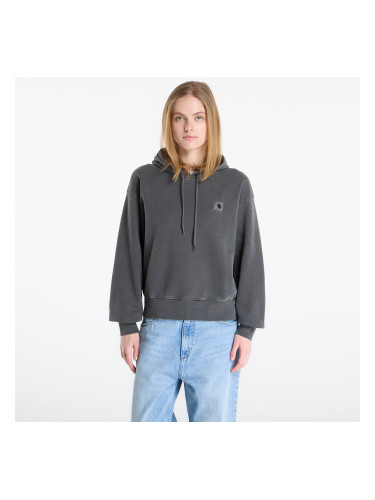 Суитшърт Carhartt WIP W' Hooded Nelson Sweat Black Garment Dyed L