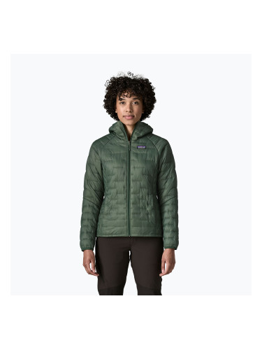 Дамско ватирано яке Patagonia Micro Puff Hoody canopy green