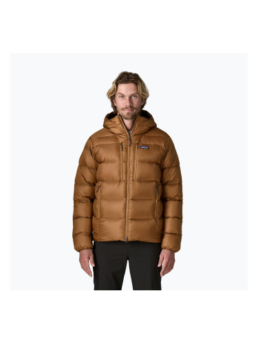 Мъжко пухено яке Patagonia Fitz Roy Down Hoody deer brown