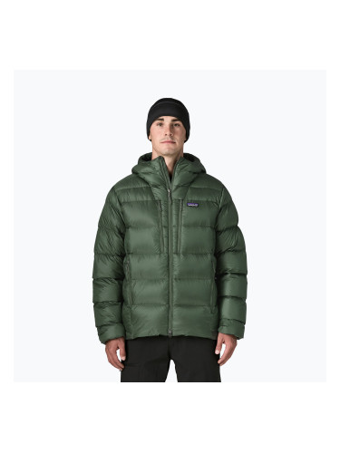 Мъжко пухено яке Patagonia Fitz Roy Down Hoody canopy green