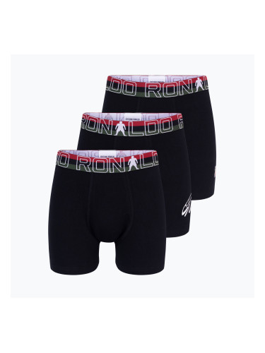 Детски боксерки CR7 Trunk 3 pairs black