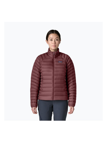 Дамско пухено яке Patagonia Down Sweater dark ruby