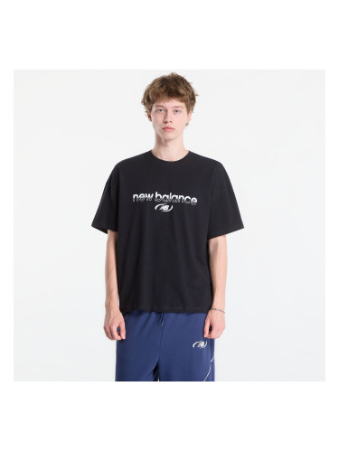 Тениска New Balance Trackside T-Shirt Black L
