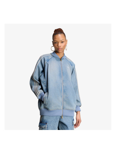 Яке adidas SST Oversized Denim Tracktop Worn Blue Denim L