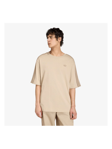 Тениска adidas Adicolor 3-Stripes Oversized T-Shirt Khaki Three/ Khaki Six S