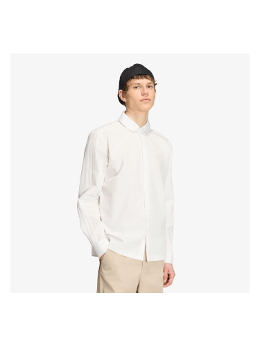 Риза adidas 3 Stripes Button Up Shirt Cloud White XL