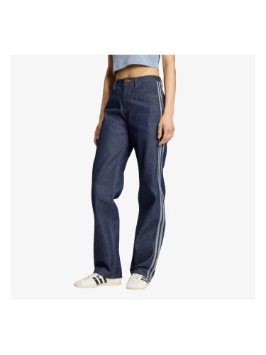 Панталони adidas Firebird Mid Rise Straight Denim Pant Indigo Denim 25/32