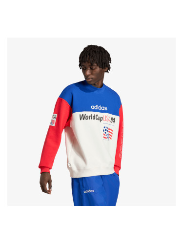Суитшърт adidas Graphic Sweatshirt Team Royal Blue/ Cloud White L