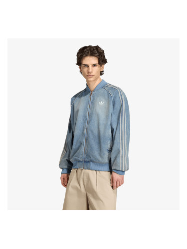 Яке adidas SST Adicolor Denim Tracktop Worn Blue Denim S