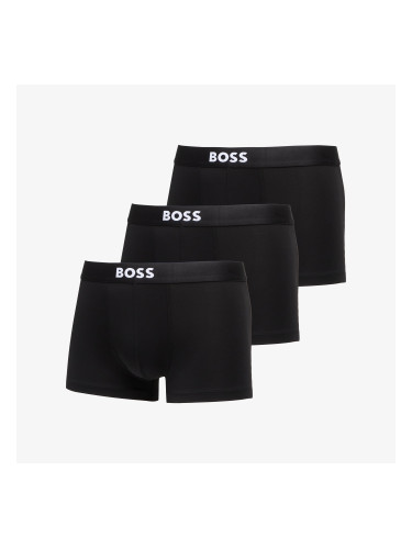 Боксерки Hugo Boss Trunk 3-Pack Micro One Black S