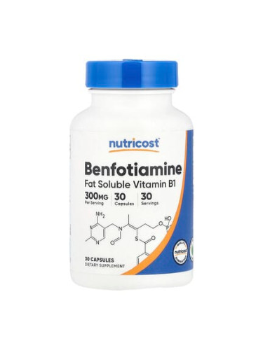 NUTRICOST - Benfotiamine 300 mg - 30 capsules