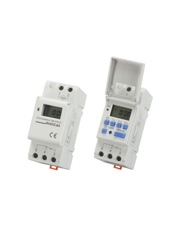 Таймер, седмичен, програмируем, ATHC20M 24-240VAC/DC, 220-240VAC, 20A