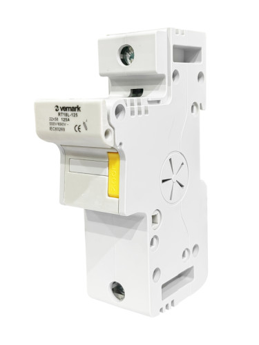 Държач за предпазител, RT18L-125/1P, 1P, 22x58mm, 125A, 500VAC