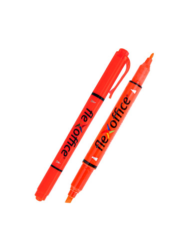 Текст маркер FO-HL01 Pen объл/скос. орж